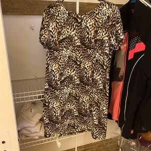 Rachel Zoe leopard print dress